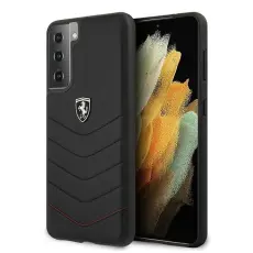 Ferrari - Ferrari Skal Galaxy S21 Plus Off Track Quilted - Svart