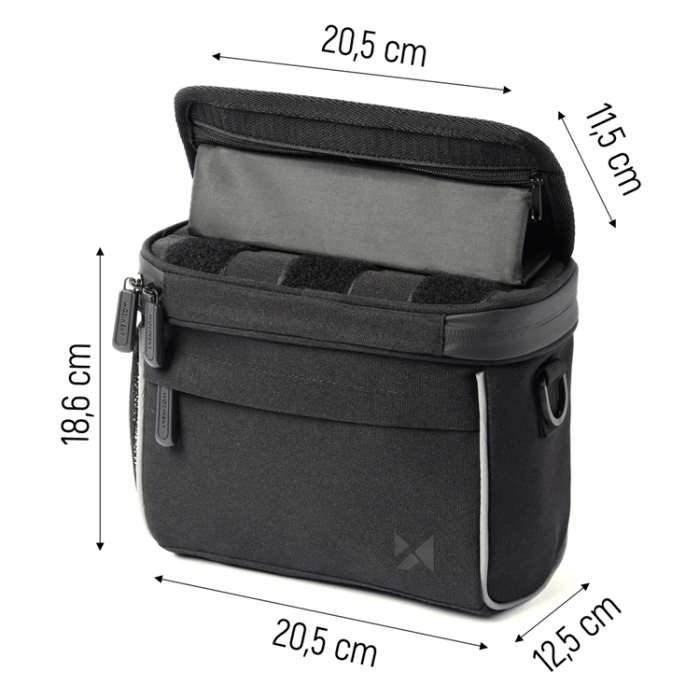 Wozinsky - Wozinsky cykelstyr Väska WBHBB-01 4L - Svart