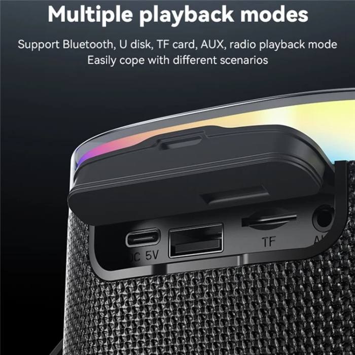 Yesido - YESIDO Trådlös Högtalare Bluetooth 1800mAh YSW25 IP67 - Svart