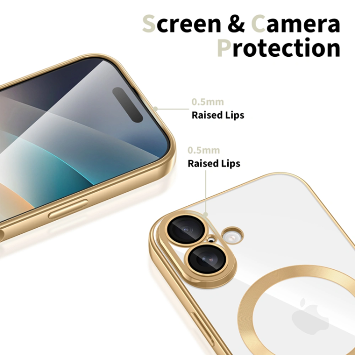 Tech-Protect - Tech-Protect iPhone 17 Mobilskal Magsafe Flex - Shiny Guld