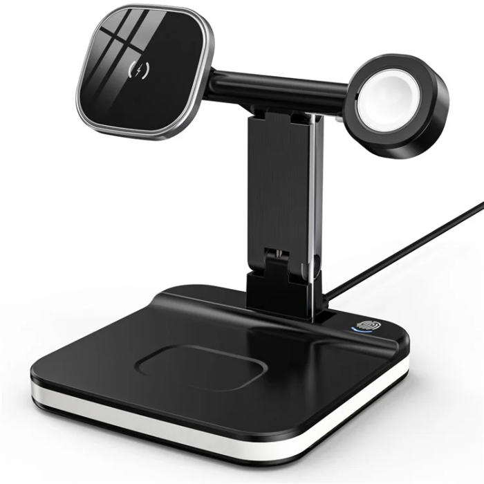 OEM - Qi Trådlös MagSafe Laddare iPhone Apple Watch Airpods
