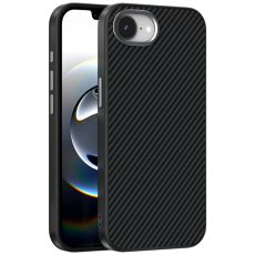 ABEEL - ABEEL iPhone 16e Mobilskal MagSafe Carbon Fiber Texture