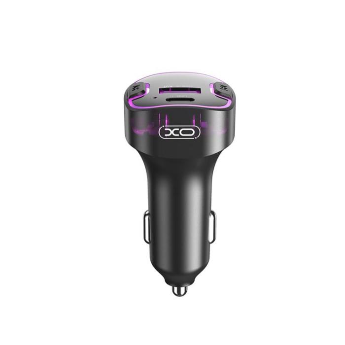 XO - XO FM-Sändare Bluetooth MP3 Med Billadare 3.1A BCC12 - Svart