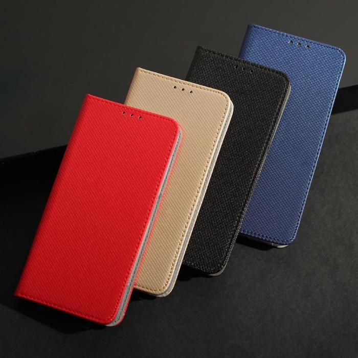 OEM - Smart Magnetiskt fodral för Samsung Galaxy S21 röd