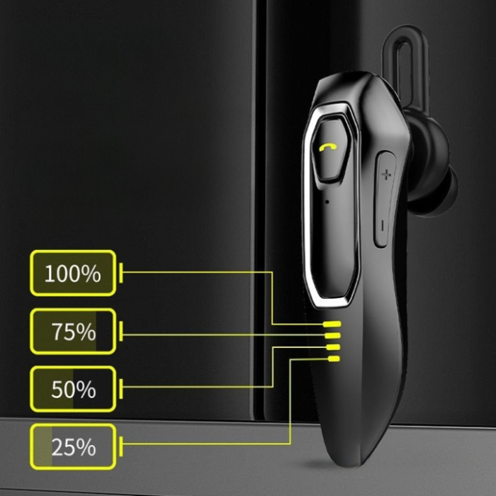 A-One Brand - Single In-Ear Hörlur Trådlöst Bluetooth med Brusreducerande Mikrofon