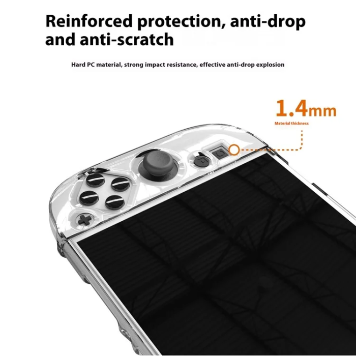 PGTECH - PGTECH Nintendo Switch 2 Skal Spelkonsol - Transparent