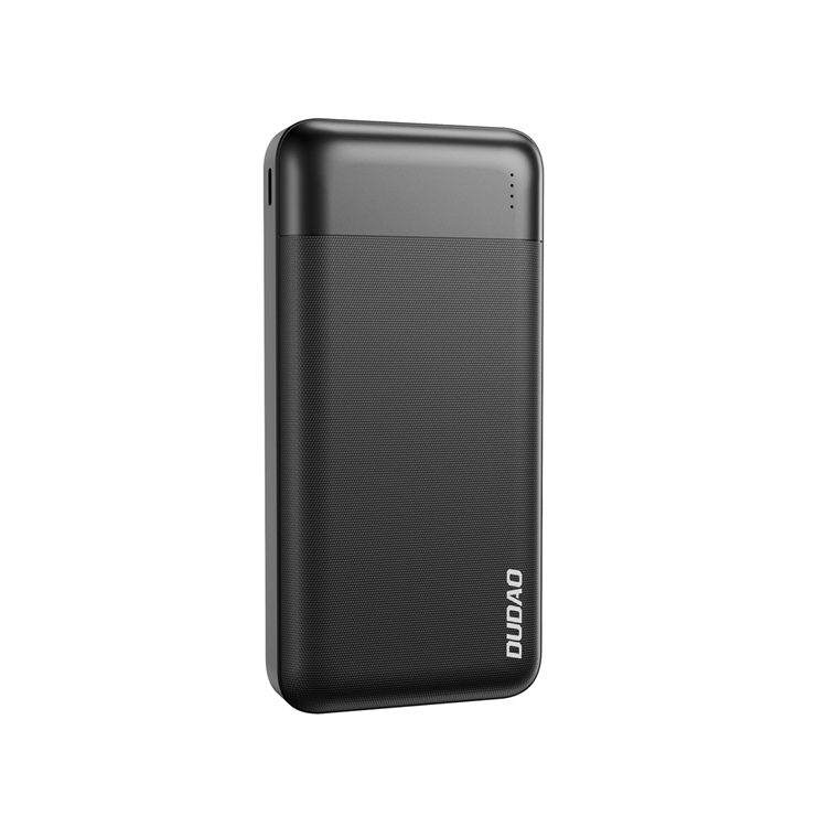 Dudao Powerbank 10000 mAh USB-A/USB-C/Micro USB - Svart (Svart) | 505295 | AlltMobil