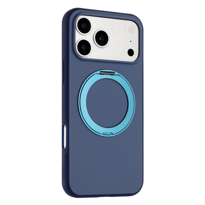 A-One Brand - iPhone 17 Pro Max Mobilskal MagSafe Rotary Kickstand Skin Touch