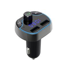 OEM - T24 Bil FM-s&auml;ndare med r&ouml;stnavigering, Bluetooth, snabb laddare, svart
