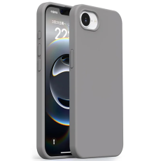 A-One Brand - iPhone 16e Mobilskal Ultra Thin Silikon - Grå