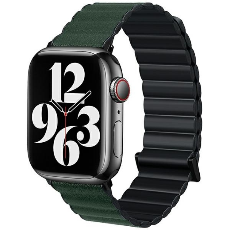 Beline Apple Watch (42/44/45/49mm) Armband Magnetic Pro - Grön | 5123 | AlltMobil