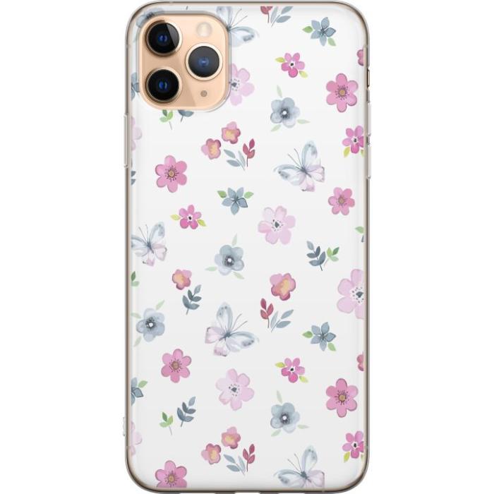 iSecrets - Mobilskal till Apple iPhone 11 Pro Max med Blommor och fjärillar