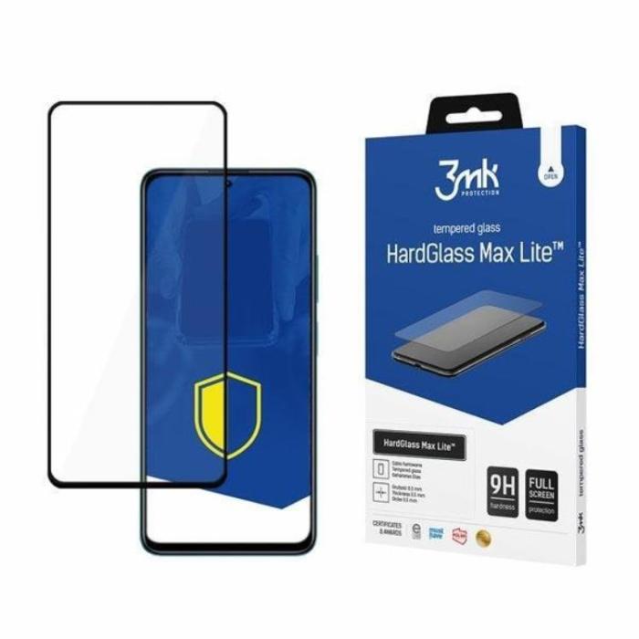 3MK - 3MK Redmi Note 11T 5G Härdat Glas Skärmskydd HG Max Lite - Svart