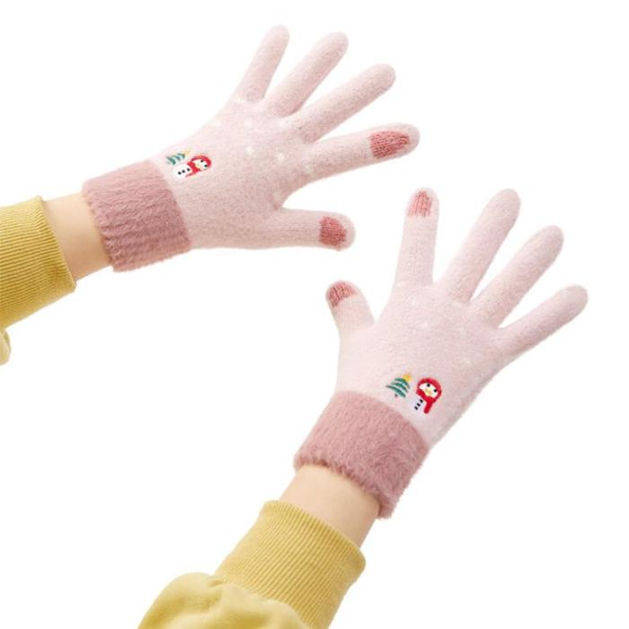 OEM - Snowman Vinter Touchvantar/Handskar - Rosa