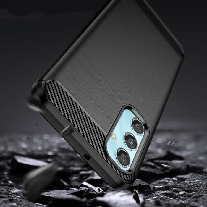 Tech-Protect - Tech-Protect Galaxy M34 Mobilskal TPU Carbon - Svart