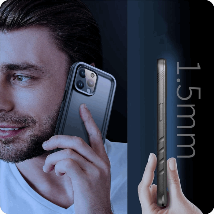 Tech-Protect - Tech-Protect iPhone 15 Mobilskal Shellbox IP68 - Svart