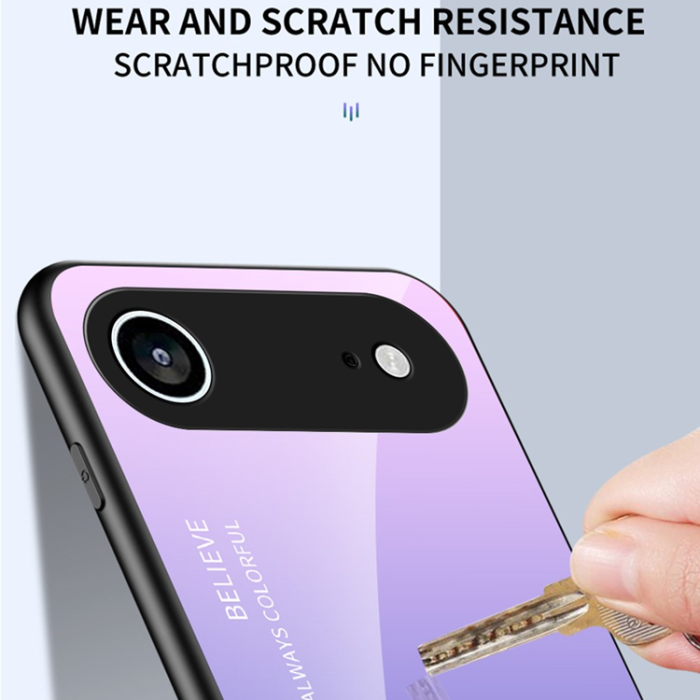 A-One Brand - iPhone Air Mobilskal Anti-Scratch - Gradient Lila