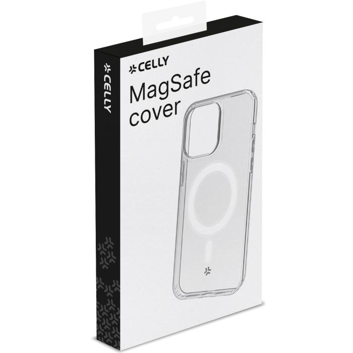 Celly - Celly iPhone 15 Pro Mobilskal Magsafe Gelskin TPU - Clear