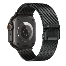 Forcell - Forcell Apple Watch (38/40/41) Armband Stainless Steel - Svart