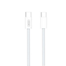 XO - XO USB-C Till USB-C 60W Kabel 1.5m PD NB-Q260B - Vit