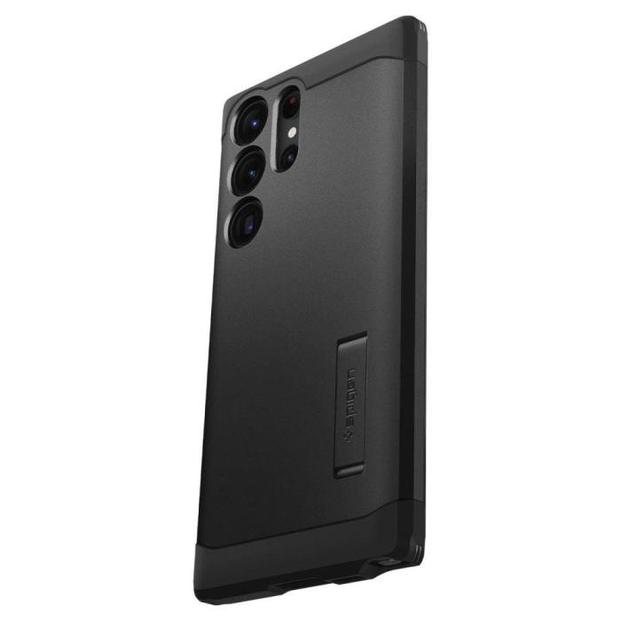 Spigen - Spigen Galaxy S23 Ultra Skal Tough Armor - Svart