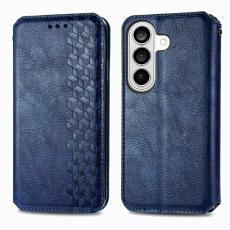 OEM - Pl&aring;nboksfodral f&ouml;r Samsung Galaxy S26 Konstl&auml;der - Bl&aring;