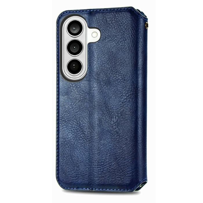 OEM - Plånboksfodral för Samsung Galaxy S26 Konstläder - Blå