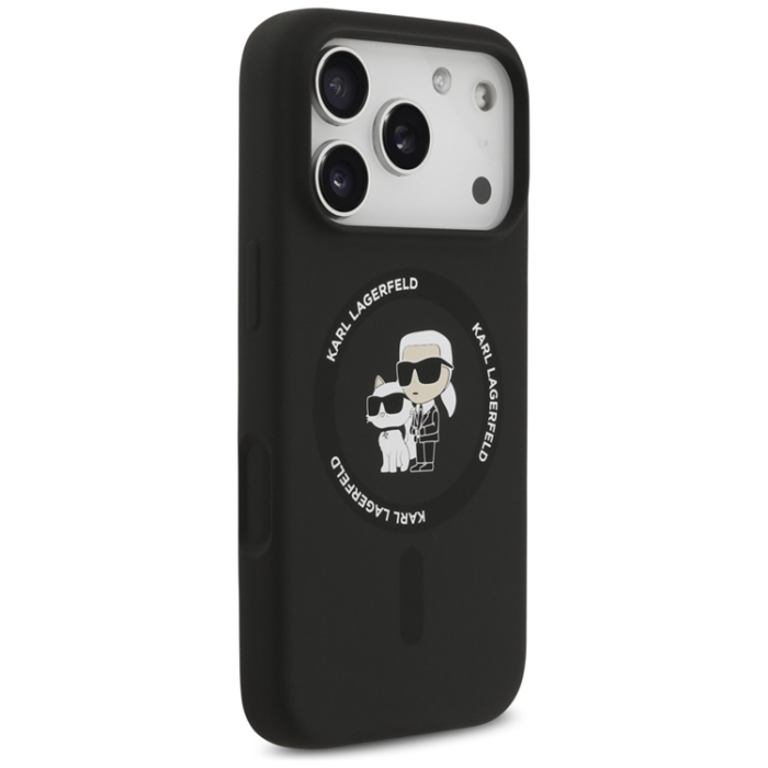 KARL LAGERFELD - Karl Lagerfeld Mobilskal till iPhone 18 Pro Max/17 Pro Max Silikon Ring
