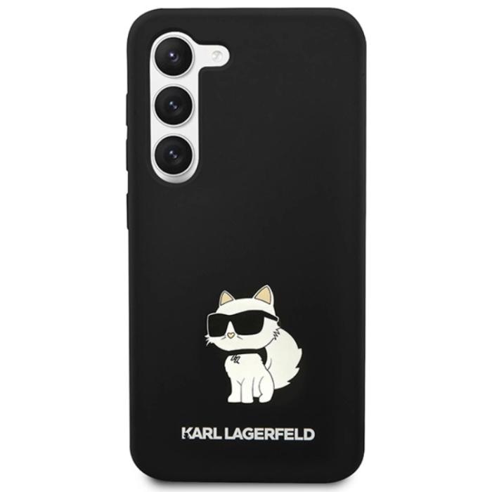 KARL LAGERFELD - Karl Lagerfeld Mobilskal till Galaxy S24 Plus Silikon Choupette - Svart