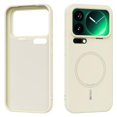 ABEEL - ABEEL Mobilskal till Xiaomi 17 Pro Max MagSafe Silikon Beige