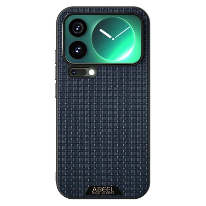 ABEEL - ABEEL Mobilskal till Xiaomi 17 Pro Max MagSafe Äkta Läder Blå