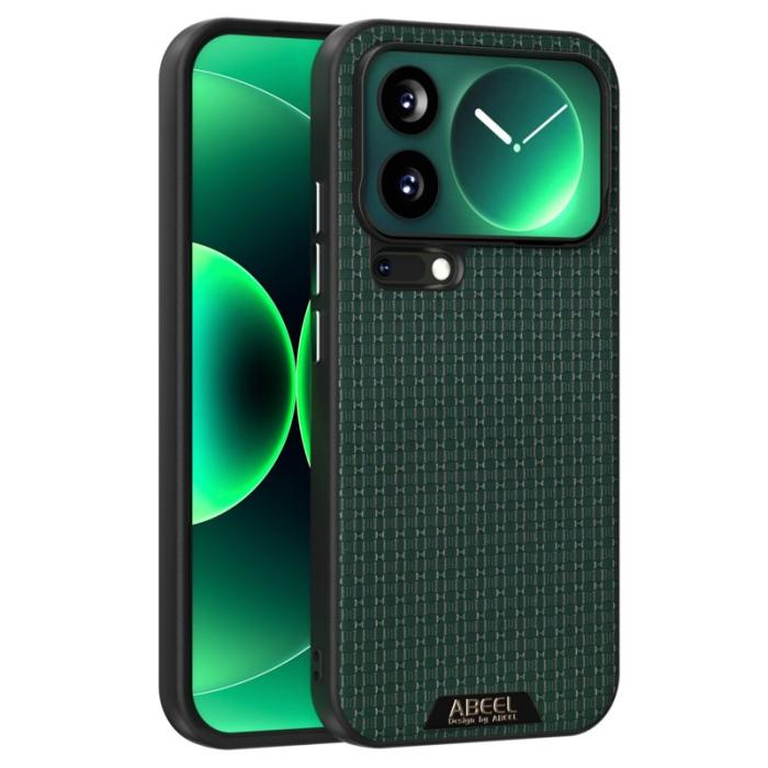 ABEEL - ABEEL Mobilskal till Xiaomi 17 Pro Max MagSafe Äkta Läder Grön