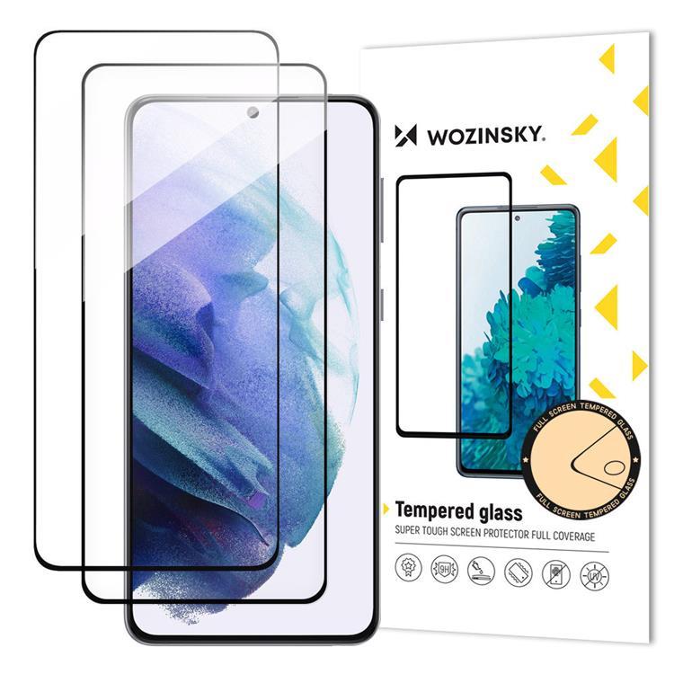[2-Pack] Wozinsky Galaxy S23 Härdat Glas Skärmskydd 9H Full Glue - Clear | 5468 | AlltMobil