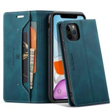 AUTSPACE - AUTSPACE A01 iPhone 11 Pro Max Pl&aring;nboksfodral Konstl&auml;der - Bl&aring;