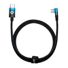 BASEUS - Baseus Elbow USB USB-C till USB-C kabel 100W 1m - Blå
