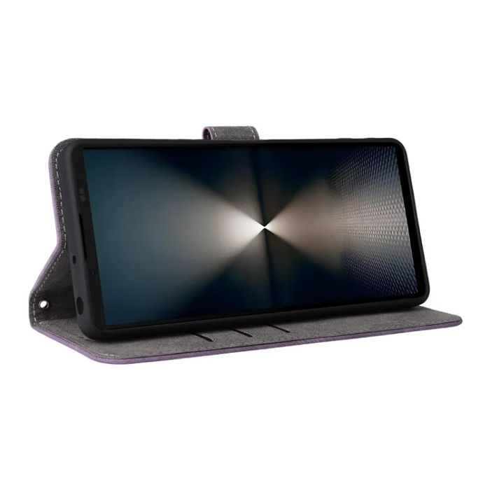 A-One Brand - Sony Xperia 1 VII Plånboksfodral RFID Kickstand med rem - Lila
