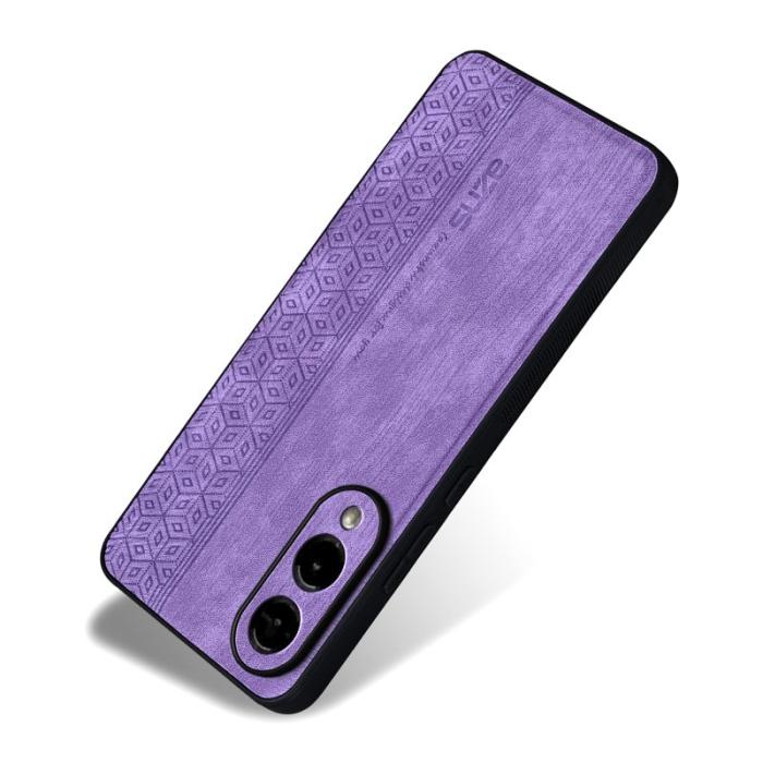 AZNS - AZNS Samsung Galaxy S25 Edge Fodral KonstLäder - Lila