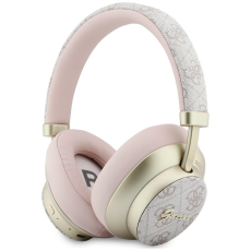 Guess - Guess On-Ear H&ouml;rlurar Bluetooth ENC 4G Gold Script Metal - Rosa