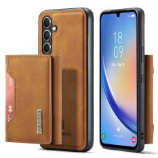 DG.MING - DG.MING Konstl&auml;der Pl&aring;nboksfodral f&ouml;r Samsung Galaxy A14 4G/5G - Brun