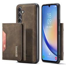 DG.MING - DG.MING Konstl&auml;der Pl&aring;nboksfodral f&ouml;r Samsung Galaxy A14 4G/5G - Brun