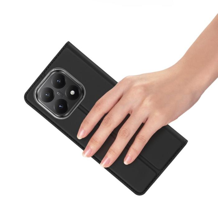 Dux Ducis - DUX DUCIS Xiaomi 15T Fodral Skin Pro Series KonstLäder - Svart