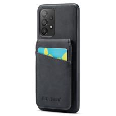 FIERRE SHANN - FIERRE SHANN Back Fodral Samsung Galaxy A73 5G KonstL&auml;der - Svart