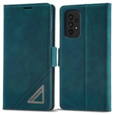 FORWENW - FORWENW F3-Series Konstl&auml;der Pl&aring;nboksfodral f&ouml;r Samsung Galaxy A32 5G - Cyan