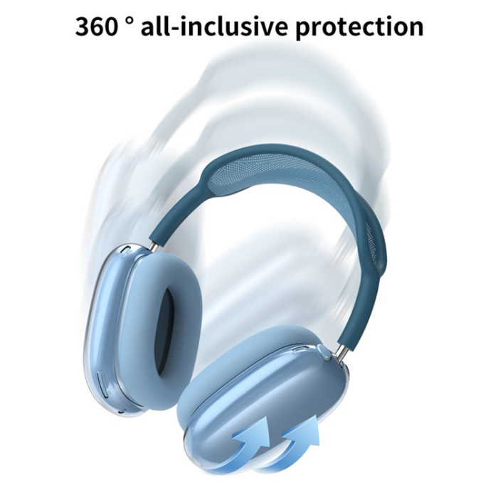 AHASTYLE - AHASTYLE AirPods Max Hörlursskal TPU PT-LC07 - Blå