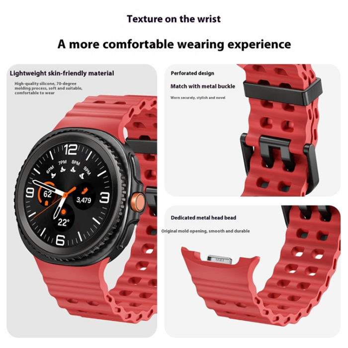 A-One Brand - Galaxy Watch 8 (40mm/44mm) 8 Classic (46mm) Armband Silikon