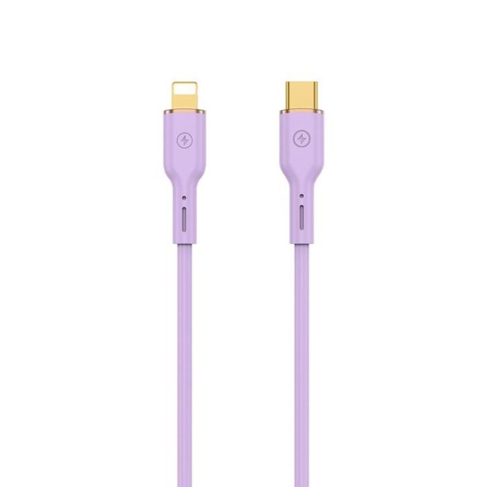 WIWU - WIWU USB-C till Lightning kabel 30W 1.2m YQ01 - Lila