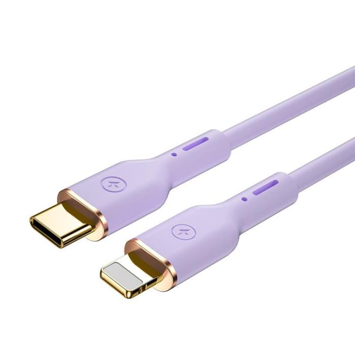WIWU - WIWU USB-C till Lightning kabel 30W 1.2m YQ01 - Lila