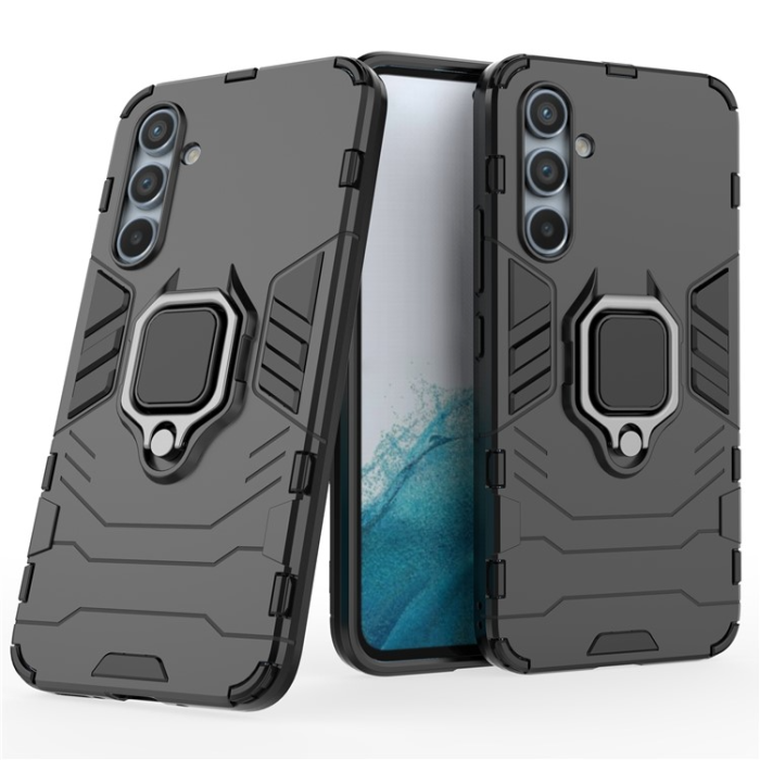 OEM - Galaxy A34 5G Mobilskal Ringhållare Kickstand - Svart