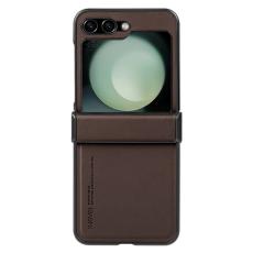 X-Level - X-LEVEL Samsung Galaxy Z Flip5 Fodral KonstL&auml;der Brun