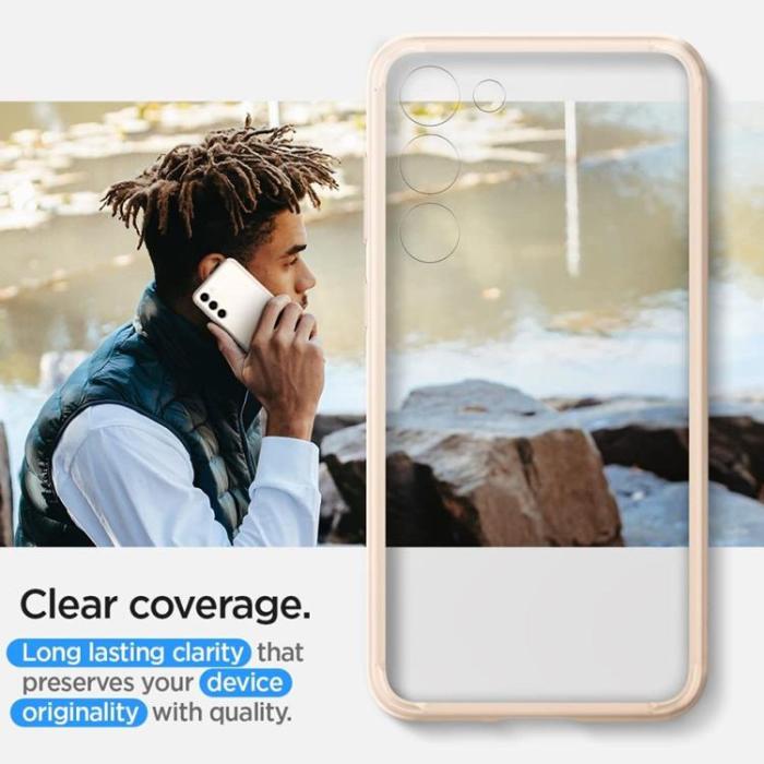 UTGATT - Spigen Galaxy S23 Mobiskal Ultra Hybrid - Sand Beige